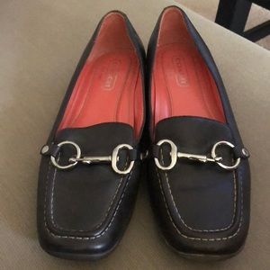 Coach size 7.5 brown loafers